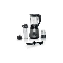 „Bosch Serie 4 MMB6177S“ trintuvas, 1,5 l, stalinis trintuvas, 1200 W, juodas, sidabrinis