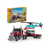 LEGO CREATOR 3 IN 1 31146 Platforminis sunkvežimis su sraigtasparniu