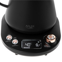 Adler AD 1349 elektrinis virdulys su ilgu snapeliu, 1,0 l, juodas