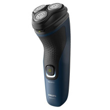 „Philips S1151/00“ vyriškas skustuvas, rotacinis skustuvas, juodas, mėlynas