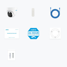 „Reolink P344“ – išmanioji 12 MP „PoE“ kupolinė kamera, asmenų / transporto priemonių / augintinių įspėjimai, spalvotas 