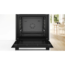 „Bosch Serie 4 HBA534ES3“ orkaitė, 71 l, 3400 W, juoda, nerūdijantis plienas