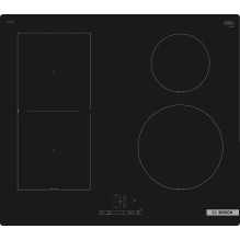 „Bosch Serie 4 PVS61RBB5E“ kaitlentė, juoda, įmontuojama, 60 cm, zoninė indukcinė kaitlentė, 4 zona(-os),