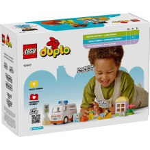 LEGO DUPLO Greitoji pagalba su vairuotoju 10447 LEGO DUPLO Greitoji pagalba su vairuotoju 10447