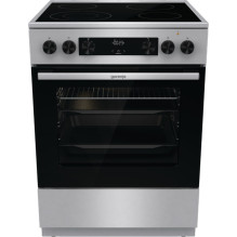Gorenje GECS6C70XC viryklė Laisvai pastatoma viryklė Elektrinė kaitlentė su spirale Nerūdijančio plieno A Gorenje GECS6C70XC viryklė Laisvai pastatoma viryklė Elektrinė kaitlentė su spirale Nerūdijančio plieno A