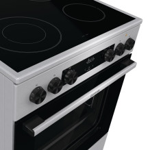 Gorenje GECS6C70XC viryklė Laisvai pastatoma viryklė Elektrinė kaitlentė su spirale Nerūdijančio plieno A Gorenje GECS6C70XC viryklė Laisvai pastatoma viryklė Elektrinė kaitlentė su spirale Nerūdijančio plieno A