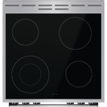 Gorenje GECS6C70XC viryklė Laisvai pastatoma viryklė Elektrinė kaitlentė su spirale Nerūdijančio plieno A Gorenje GECS6C70XC viryklė Laisvai pastatoma viryklė Elektrinė kaitlentė su spirale Nerūdijančio plieno A