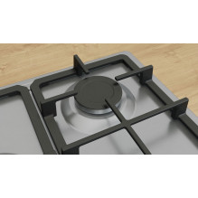 „Bosch Serie 4 PGQ7B5K90“ kaitlentė, nerūdijantis plienas, įmontuojama, 75 cm, dujinė, 5 zona(-ys),
