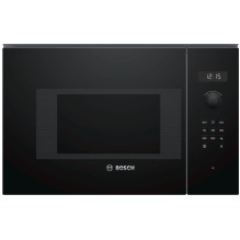 Bosch Serie 6 BFL524MB0 mikrobangų krosnelė, juoda, įmontuota, solo, 20 l, 800 W