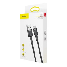 Baseus CATKLF-BG1 USB kabelis 1 m USB A USB C juodas