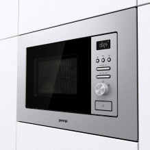 Gorenje BMI201AG1X Mikrobangų krosnelė su griliu, įmontuojama, 20 l, 800 W Gorenje BMI201AG1X Mikrobangų krosnelė su griliu, įmontuojama, 20 l, 800 W