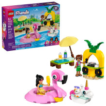 LEGO FRIENDS 42658 Vienaragio ir flamingo baseino vakarėlis