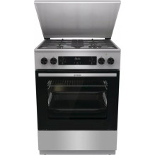 Gorenje GKS6C71XF Laisvai pastatoma viryklė su orkaite, sidabrinė Gorenje GKS6C71XF Laisvai pastatoma viryklė su orkaite, sidabrinė