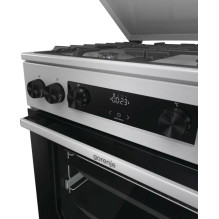 Gorenje GKS6C71XF Freestanding cooker with oven Silver