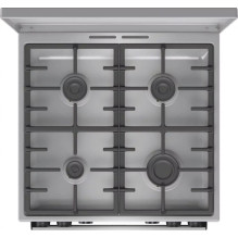 Gorenje GKS6C71XF Freestanding cooker with oven Silver