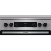 Gorenje GKS6C71XF Laisvai pastatoma viryklė su orkaite, sidabrinė Gorenje GKS6C71XF Laisvai pastatoma viryklė su orkaite, sidabrinė