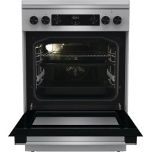 Gorenje GKS6C71XF Laisvai pastatoma viryklė su orkaite, sidabrinė Gorenje GKS6C71XF Laisvai pastatoma viryklė su orkaite, sidabrinė