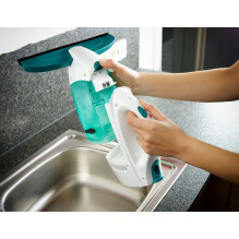 Leifheit 51016 elektrinis langų valytuvas Mėlyna, balta Leifheit 51016 elektrinis langų valytuvas Mėlyna, balta