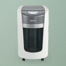 Leitz IQ OptiMax Home Office 225 mikropjaustyto popieriaus smulkintuvas, P5, 15 l, baltas