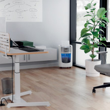 Leitz IQ OptiMax Small Office 350 mikropjaustyto popieriaus smulkintuvas, Security P5, 22 l, baltas Leitz IQ OptiMax Small Office 350 mikropjaustyto popieriaus smulkintuvas, Security P5, 22 l, baltas