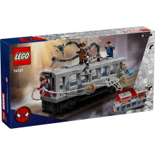 LEGO MARVEL 76321 Žmogus-voras prieš Docą Ocką metro traukinio scena