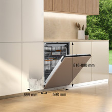 „Gorenje GV663B65XXL“ indaplovė po stalviršiu, 14 vietų komplektų, D