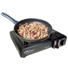 ELICO BDZ-155B Portable camping gas stove for 2.2 kW cartridges, piezo ignition.