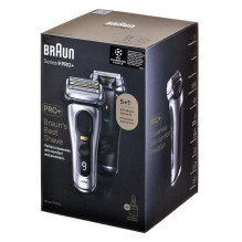Braun Series 9 PRO+ 9567cc skustuvas metalinis, juodas