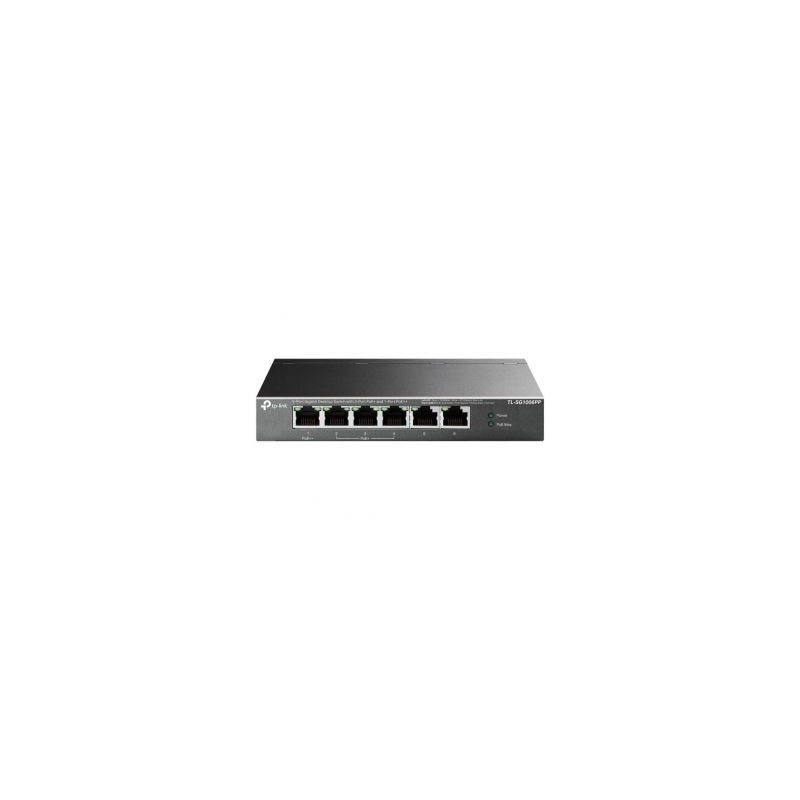 TP-Link 6-Port Gigabit Switch with 3-Port PoE+ and 1-Port PoE++ TL-SG1006PP Unmanaged Desktop