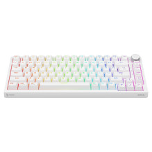 Savio ASTRAL WHITE JADE žaidimų klaviatūra, USB, QWERTY, JAV, tarptautinė