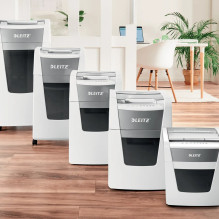 Leitz IQ Autofeed Small Office 50X automatinis dokumentų smulkintuvas P4 Leitz IQ Autofeed Small Office 50X automatinis dokumentų smulkintuvas P4