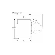 Skalbinių džiovyklė Bosch WQG243DRPL