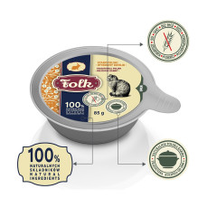 FOLK Traditional Polish delicious rabbit - wet cat food - 85g FOLK Traditional Polish delicious rabbit - wet cat food - 85g