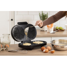 Waffle maker GORENJE WM1200B black, 1200 W