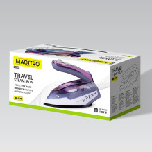 Steam iron MAESTRO MR-317T 1100W travel iron Purple