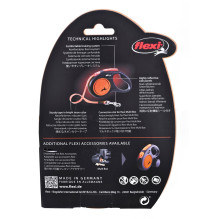 FLEXI New Neon S - retractable leash - 5 m