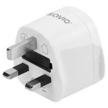 Savio AP-05 maitinimo adapteris / keitiklis, skirtas naudoti patalpose, 2500 W, baltas Savio AP-05 maitinimo adapteris / keitiklis, skirtas naudoti patalpose, 2500 W, baltas