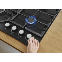 Gorenje GT641KB kaitlentė juoda, įmontuojama, 60 cm, dujinė, 4 zona(-os),