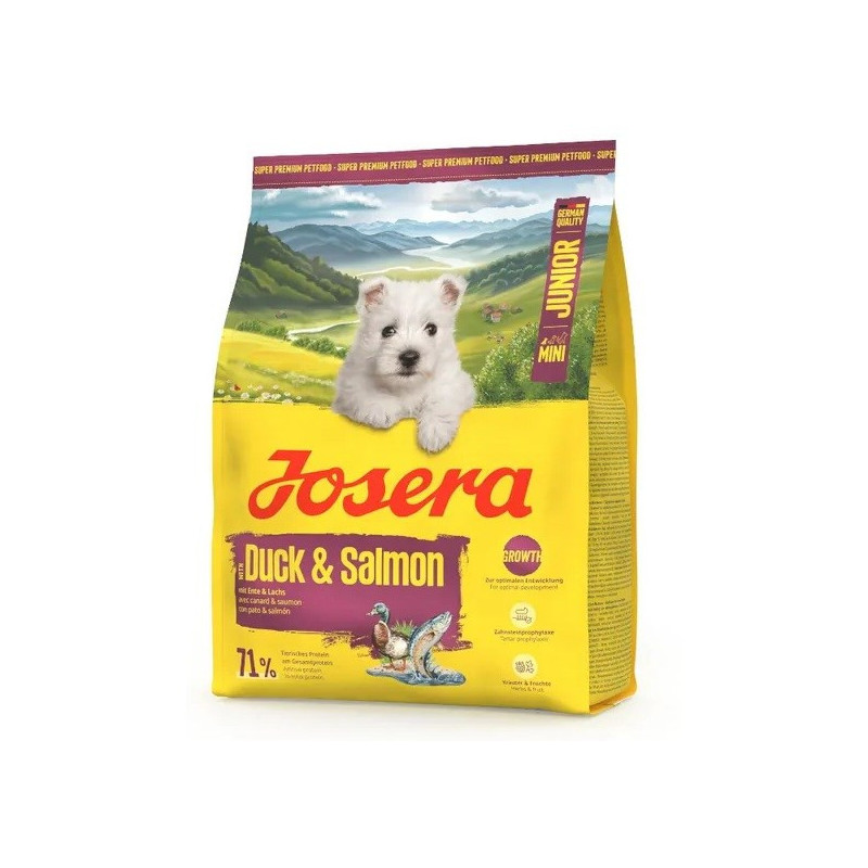 JOSERA Mini Junior Duck &amp; Salmon - dry dog food - 3kg