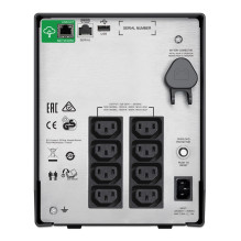 APC Smart-UPS C, Line Interactive, 1000VA, Tower, 230V, 8x IEC C13 outlets, SmartConnect port, USB and Serial communicat
