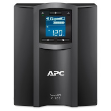 APC Smart-UPS C, Line Interactive, 1000VA, Tower, 230V, 8x IEC C13 outlets, SmartConnect port, USB and Serial communicat
