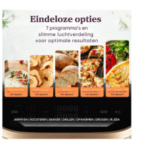 Cosori CAF-DC121 dviguba 10,8 l autonominė karšto oro gruzdintuvė, juoda