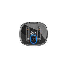 „White Shark HYPERBEAT GEB-TWS37“ juodos spalvos ausinės