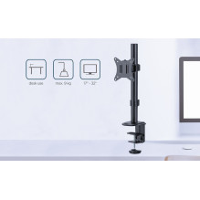 Gembird MA-D1-02 monitoriaus laikiklis / stovas 81,3 cm (32') stalas, juodas Gembird MA-D1-02 monitoriaus laikiklis / stovas 81,3 cm (32') stalas, juodas