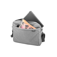 NATEC Mustela nešiojamojo kompiuterio krepšys 15,6\' pilkas NATEC Mustela nešiojamojo kompiuterio krepšys 15,6\' pilkas