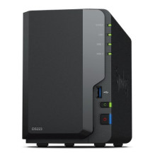 „Synology DiskStation DS223 NAS“ / saugojimo serveris, darbalaukio plokštė, „Realtek RTD1619B“, 2 GB DDR4