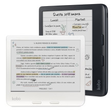 „Rakuten Kobo Libra“ spalvotas el. knygų skaitytuvas, lietimui jautrus ekranas, 32 GB, „Wi-Fi“, juodas