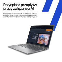 HP ZBook 8 G1i Intel Core Ultra 7 255H mobilioji darbo stotis 35,6 cm (14 colių) WUXGA 16 GB DDR5-SDRAM 1 TB SSD NVIDIA 