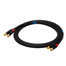 SSQ RCARCA3 - Kabelis 2x RCA - 2x RCA - 3 m, Juodas SSQ RCARCA3 - Kabelis 2x RCA - 2x RCA - 3 m, Juodas