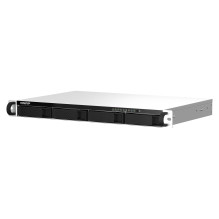 QNAP TS-464eU NAS Rack (1U) Intel® Celeron® N5095 8 GB DDR4 0 TB QNAP Turbo System aliuminis, juodas